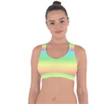 Rainbow Horizon Cross String Back Sports Bra