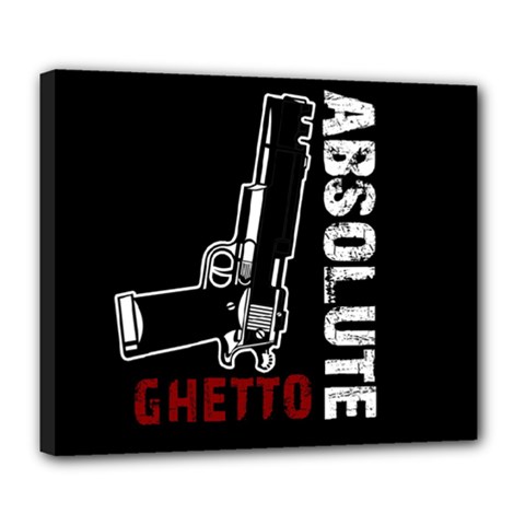 Absolute Ghetto Deluxe Canvas 24  X 20   by Valentinaart