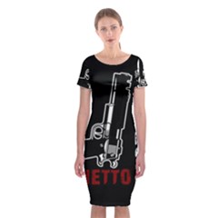 Absolute Ghetto Classic Short Sleeve Midi Dress