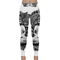 Ornate Buddha Classic Yoga Leggings by Valentinaart