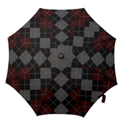 Wool Texture With Great Pattern Hook Handle Umbrellas (small)