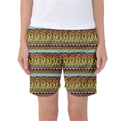 Bohemian Fabric Pattern Women s Basketball Shorts by BangZart