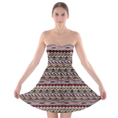 Aztec Pattern Patterns Strapless Bra Top Dress