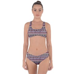 Aztec Pattern Patterns Criss Cross Bikini Set by BangZart