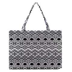 Aztec Design  Pattern Medium Zipper Tote Bag