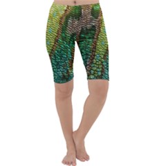 Chameleon Skin Texture Cropped Leggings 