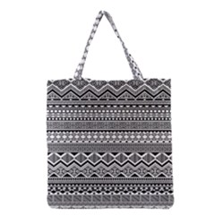 Aztec Pattern Design Grocery Tote Bag
