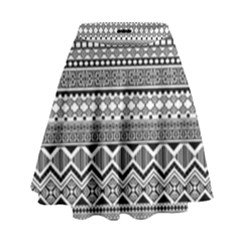 Aztec Pattern Design High Waist Skirt