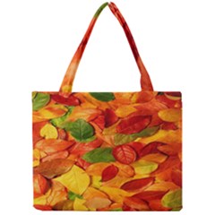 Leaves Texture Mini Tote Bag