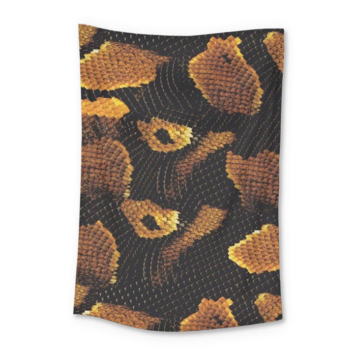 Gold Snake Skin Small Tapestry