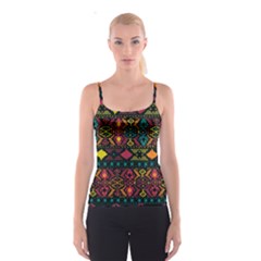 Bohemian Patterns Tribal Spaghetti Strap Top