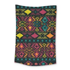 Bohemian Patterns Tribal Small Tapestry by BangZart