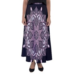 Ornate Mandala Flared Maxi Skirt by Valentinaart
