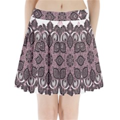 Ornate Mandala Pleated Mini Skirt by Valentinaart