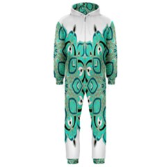 Ornate Mandala Hooded Jumpsuit (men)  by Valentinaart