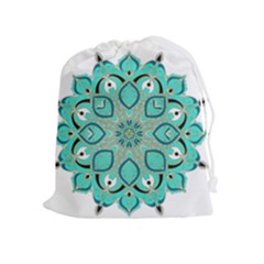 Ornate mandala Drawstring Pouches (Extra Large)