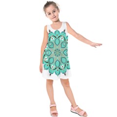 Ornate mandala Kids  Sleeveless Dress