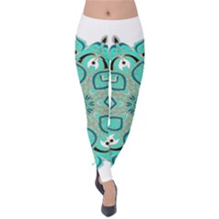 Ornate mandala Velvet Leggings