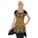 Ornate mandala Short Sleeve Side Drop Tunic View1