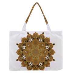 Ornate Mandala Medium Zipper Tote Bag by Valentinaart