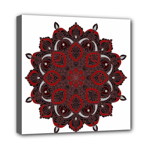 Ornate Mandala Mini Canvas 8  X 8  by Valentinaart