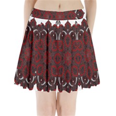 Ornate Mandala Pleated Mini Skirt by Valentinaart