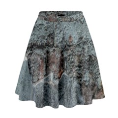 Concrete Wall                          High Waist Skirt by LalyLauraFLM