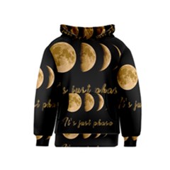 Moon Phases  Kids  Pullover Hoodie by Valentinaart