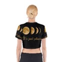 Moon phases  Cotton Crop Top View2