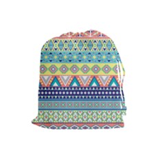 Tribal Print Drawstring Pouches (large) 