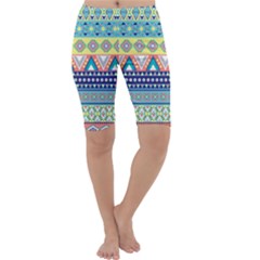 Tribal Print Cropped Leggings 