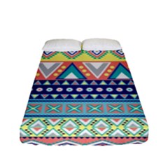 Tribal Print Fitted Sheet (full/ Double Size)