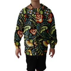 Bohemia Floral Pattern Hooded Wind Breaker (kids)