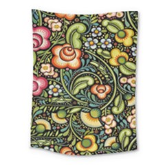 Bohemia Floral Pattern Medium Tapestry by BangZart