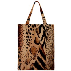 Animal Fabric Patterns Zipper Classic Tote Bag
