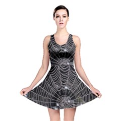 Spider Web Wallpaper 14 Reversible Skater Dress