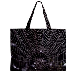 Spider Web Wallpaper 14 Zipper Mini Tote Bag