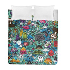 Comics Duvet Cover Double Side (full/ Double Size) by BangZart