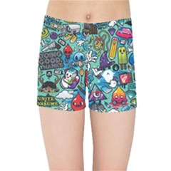 Comics Kids Sports Shorts by BangZart