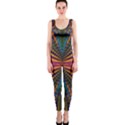 Casanova Abstract Art Colors Cool Druffix Flower Freaky Trippy OnePiece Catsuit View1