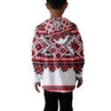 Consecutive Knitting Patterns Vector Hooded Wind Breaker (Kids) View2