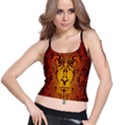 Lion Man Tribal Spaghetti Strap Bra Top View1