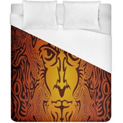 Lion Man Tribal Duvet Cover (california King Size)