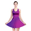 Purple Pink Dots Reversible Skater Dress View1