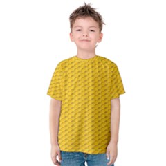 Yellow Dots Pattern Kids  Cotton Tee