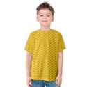 Yellow Dots Pattern Kids  Cotton Tee View1