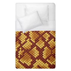 Snake Skin Pattern Vector Duvet Cover (single Size)