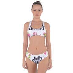 Bk1 Criss Cross Bikini Set by LimeGreenFlamingo