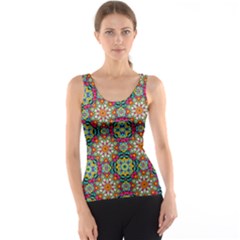 Jewel Tiles Kaleidoscope Tank Top by WolfepawFractals