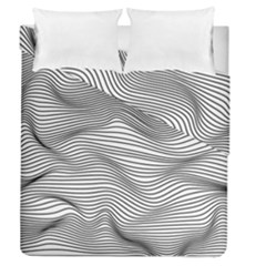 Lines N  Lines Duvet Cover Double Side (queen Size) by LimeGreenFlamingo